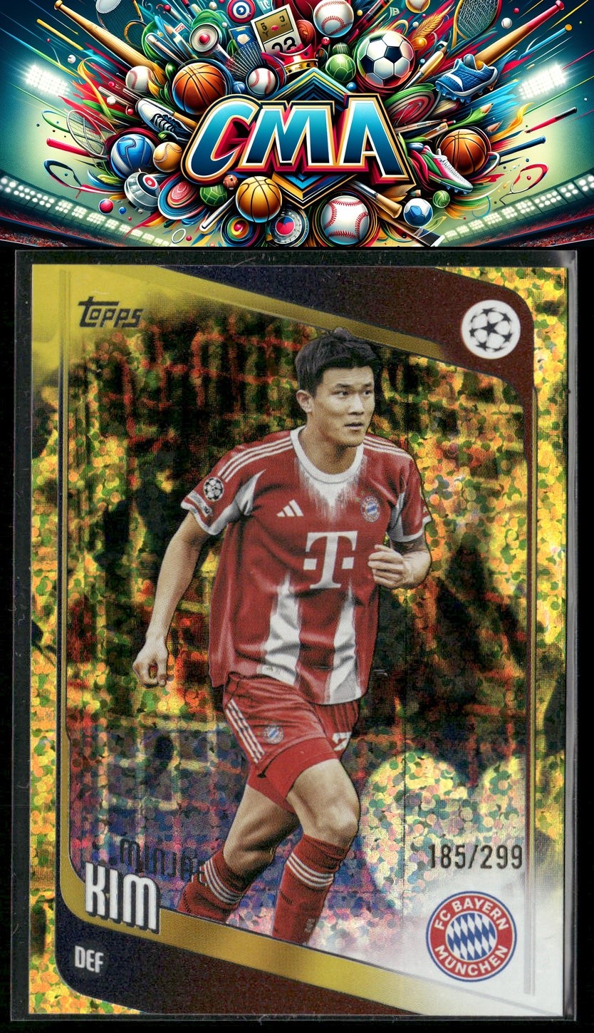 2025-26 Topps UEFA Club Competitions #101 Minjae Kim Yellow Holo #/299