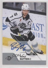 2020-21 Upper Deck AHL Auto Brett Sutter #64 Auto 04f7