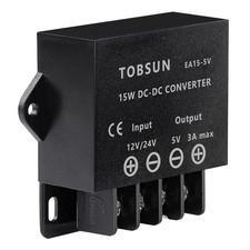 DC 12V/24V To DC 5V 3A 15W Power Converter Step Down Voltage Regulator