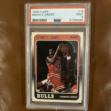 1988 Fleer Horace Grant #16 PSA 9 Rookie Card
