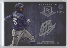 2014 Bowman Inception Silver Signings 25/25 Bonafacio Jorge Bonifacio Auto 0c2