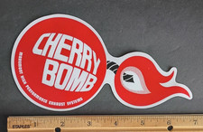 Cherry Bomb Mufflers Glossy Vinyl Vintage Style Peel And Stick Decal Sticker