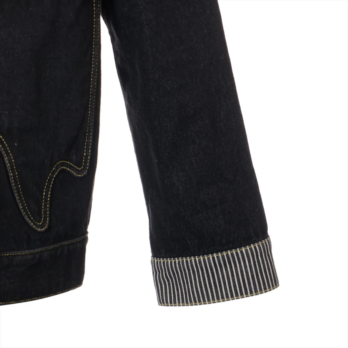 LOUIS VUITTON（LV） Louis Vuitton x NIGO 22SS Giacca Denim Cotone 46 Uomo Nero RM221M Monogramma