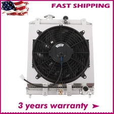 3 Row Radiator Shroud Fan For 1992-00 Honda Civic EK EG DEL SOL/ Acura Integra
