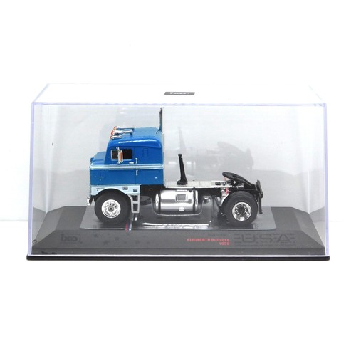 IXO Models 1950 Kenworth Bullnose Blue Semi Truck 1:64 Diecast - Picture 2 of 7