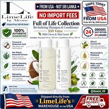 LimeLife Full of Life Shampoo Conditioner Duo 8 oz Citrus Mint SEALED🚚FromUSA🚚