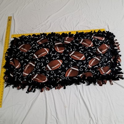 Handmade Dbl Fleece Tie Blanket Baby,  Crib, Stroller, Car Seat
