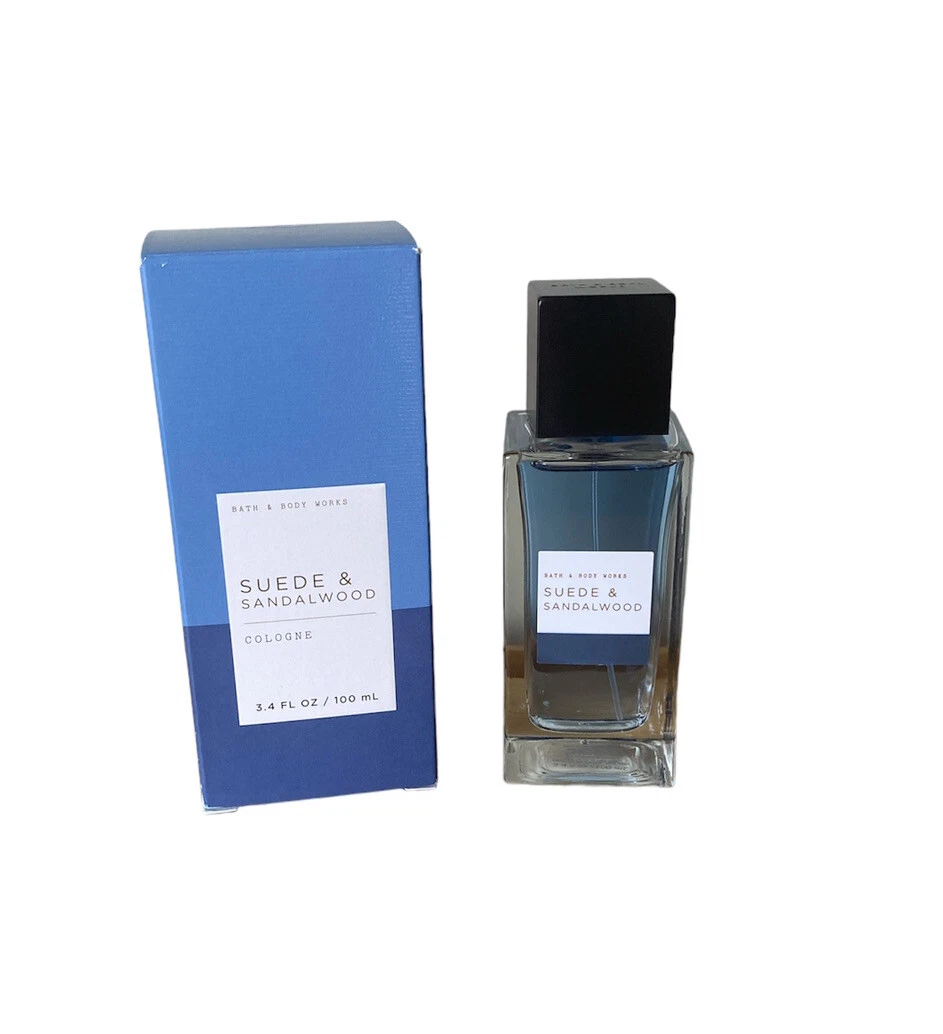 Bath Body Works Men s Suede Sandalwood Musk Cologne 3.4 oz