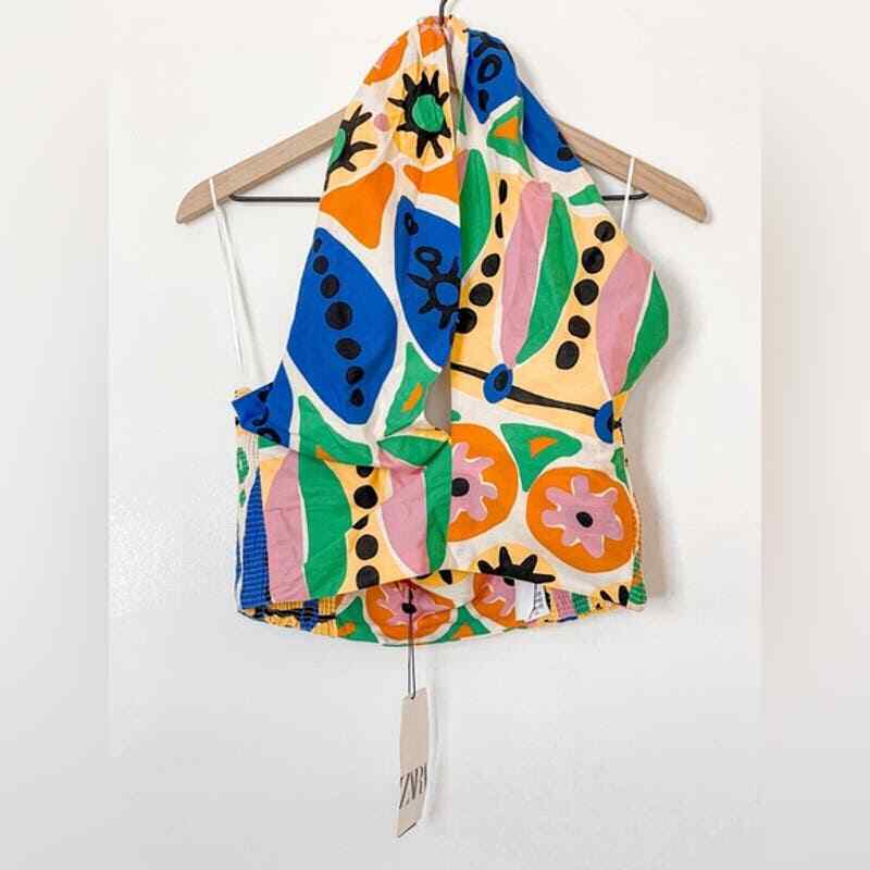 ZARA Printed Halter Top 7703/025 278/015 | eBay ZARA Printed Halter Top 7703/025 278/015 | eBay