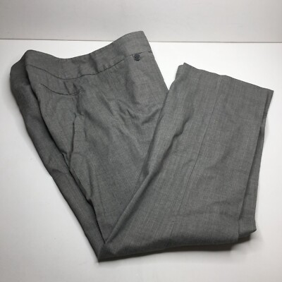 Dockers Women's Mid Rise Curvy Gray Office Work Formal Pants Slacks Pants  Size
