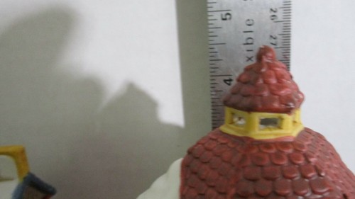 4.63" PORCELAIN GAZEBO Christmas Village House Accessory - Picture 2 of 5