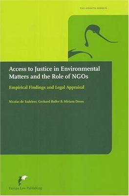 Access to Justice in Environmental Matters and the Role of NGO's: Empirical Fin