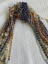 Lot of Jewelry Making Bead Supplies Lot Crystal, Glass, Variety Assorted Shape