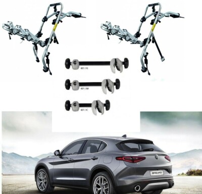 FAHRRADTRÄGER HINTEN 3 SCHIENEN FÜR ALFA ROMEO STELVIO BJ 2022 3 FAHRRÄDER HERREN DAMEN