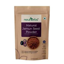 Neuherbs Natural Jamun Seed Powder 200g free shipping world wide