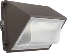 kadision LED Wall Pack with Dusk-to-Dawn Photocell, 60W Waterproof Bronze 