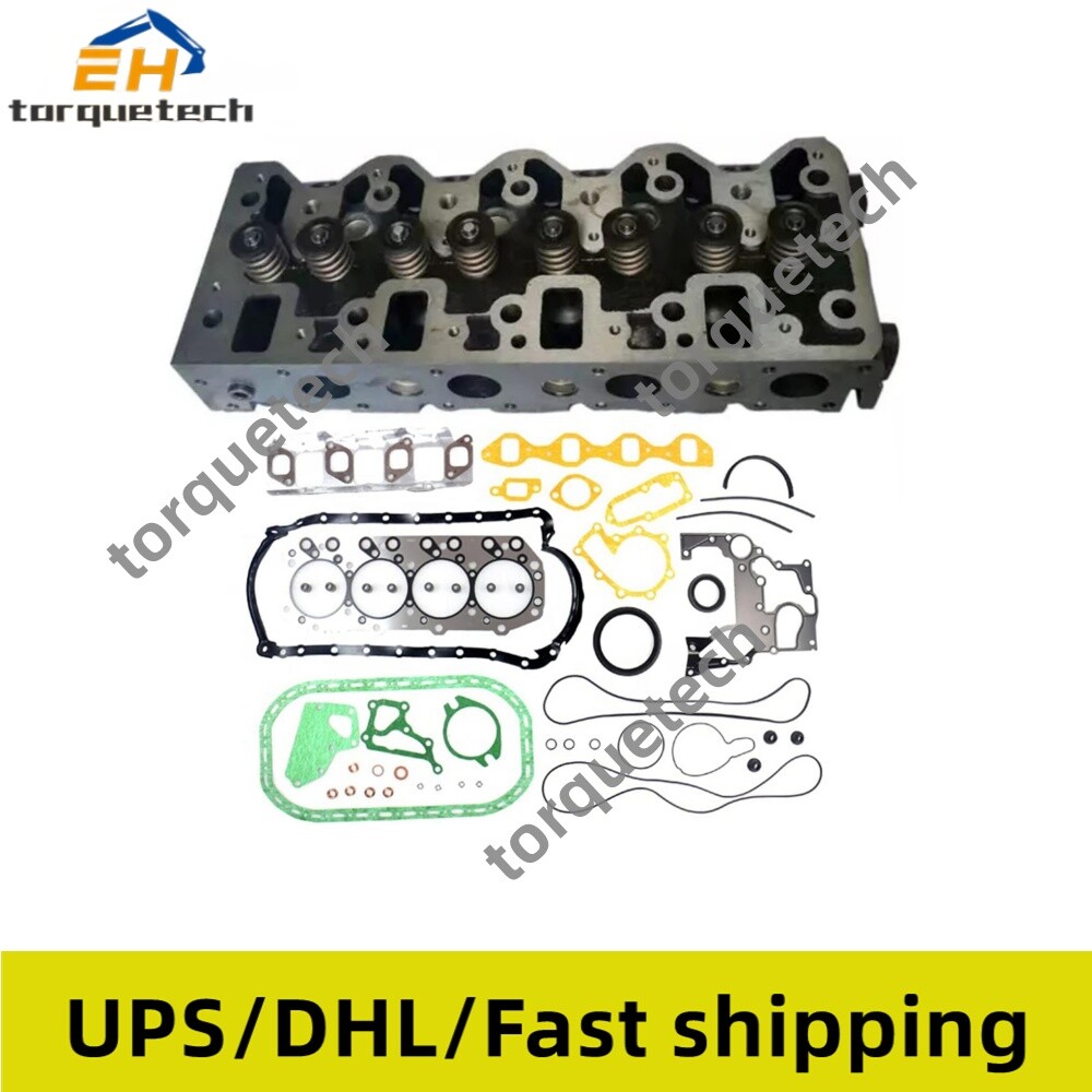 INI アザじゃ Cylinder Head Assy+Full Gasket Set for Isuzu 4JG1 Engine ZAX60