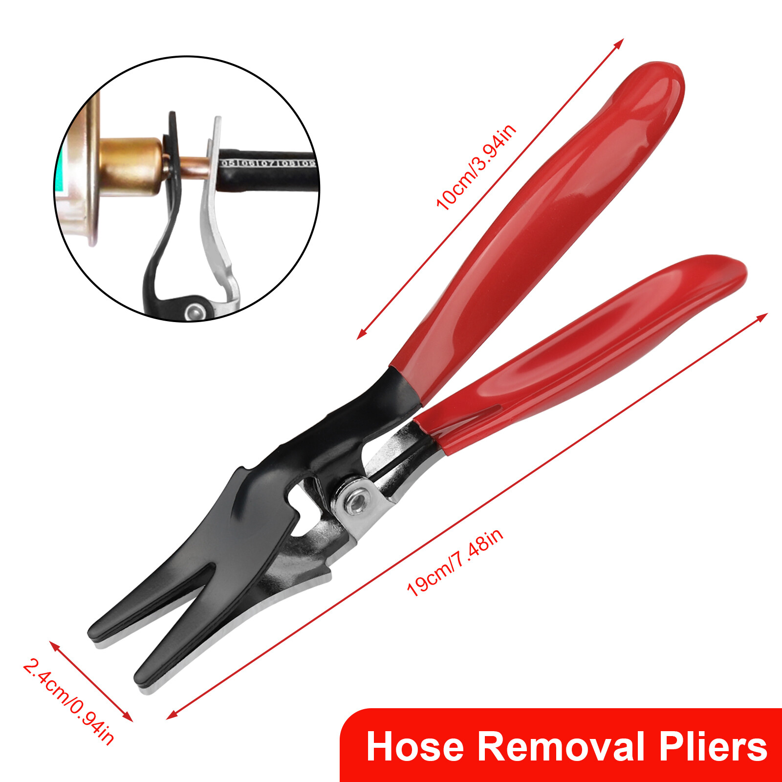 4Pcs Hose Clamp Pliers,Remover Kit with Long Reach Wire Spring Hose Clamp Pliers