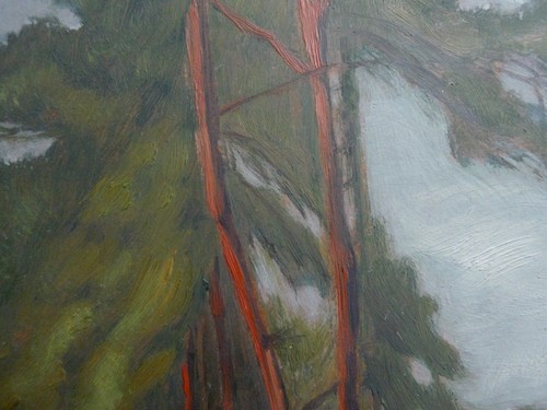 Leopold Scheidl 1884-1958 amplio paisaje de verano - Imagen 10 de 14