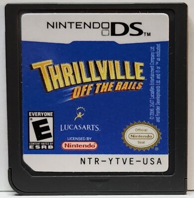 Thrillville: Off the Rails (Nintendo DS, 2007) Tested Works Tracked Shipping 