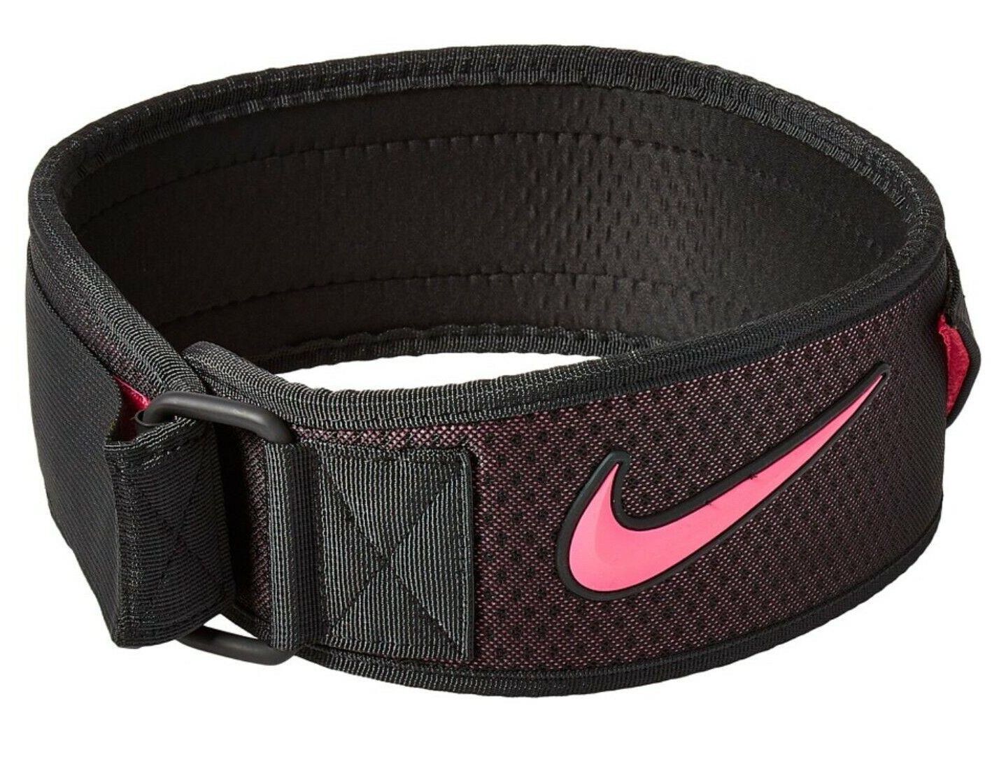 Nike Women's Intensity Training Belt  Athletic Sports Equipment Black Pink New