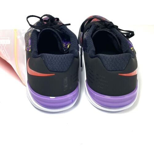 Nike Metcon 5 Scarpe da Ginnastica Uomo Nero Viola Cactus AQ1189-035 Uomo Taglia 10 - Foto 4 di 4