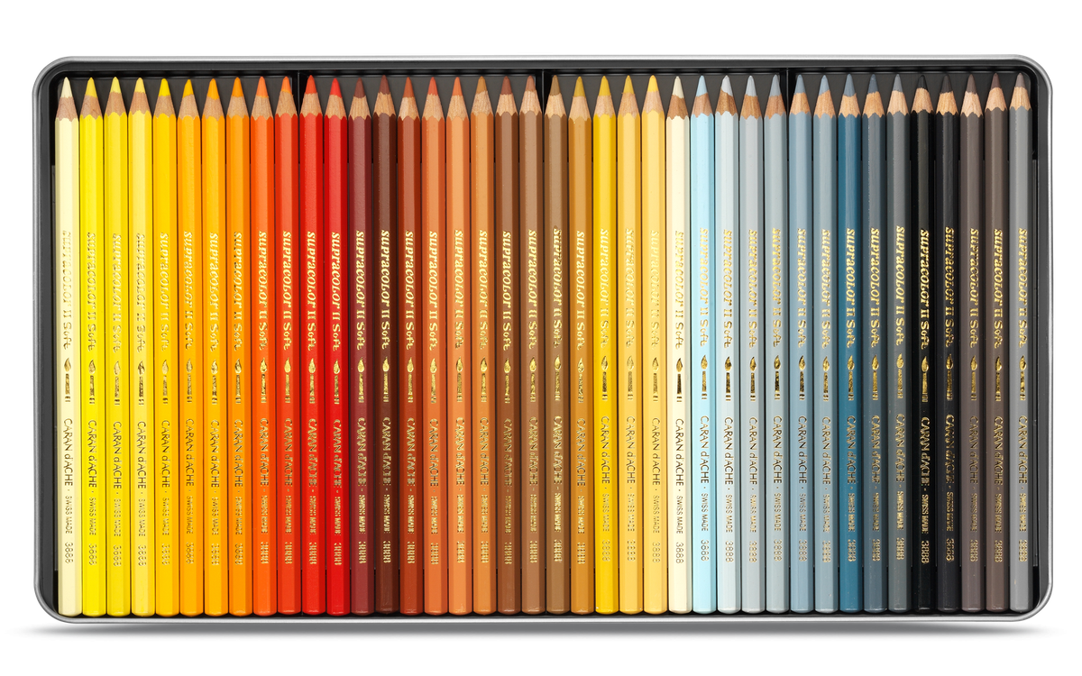 Caran d'Ache Supracolor Soft Aquarelle 120 Assorted Colours Pencil