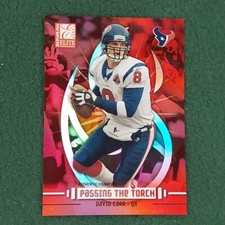David Carr 2003 Donruss Elite Passing The Torch card #PT-1 serial #d 0441/1000