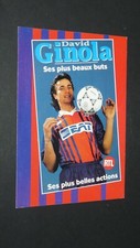 CPA 1994 FOOTBALL DAVID GINOLA EL MAGNIFICO PARIS SAINT-GERMAIN PSG MAILLOT SEAT