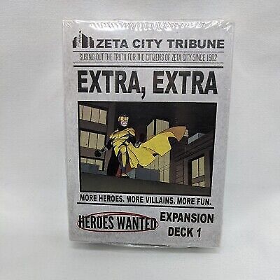 Heroes Wanted Extra Erweiterung Englisch Superhelden Deck 1 Action Phase Game