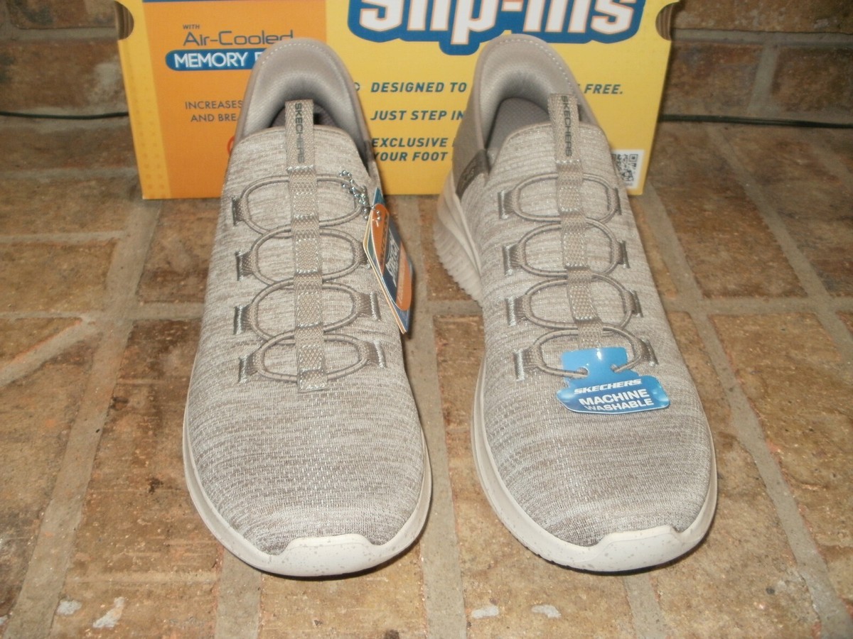 New Skechers Slip-Ins: Ultra Flex 3-Right Away 232452 Taupe 10 M