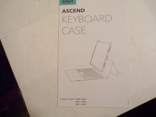 FUNDA ESR IPAD 11ª (A16, 2025) 10ª GENERACIÓN CON TECLADO TRACKPAD, RETROILUMINADA DESMONTABLE - Imagen 7 de 7