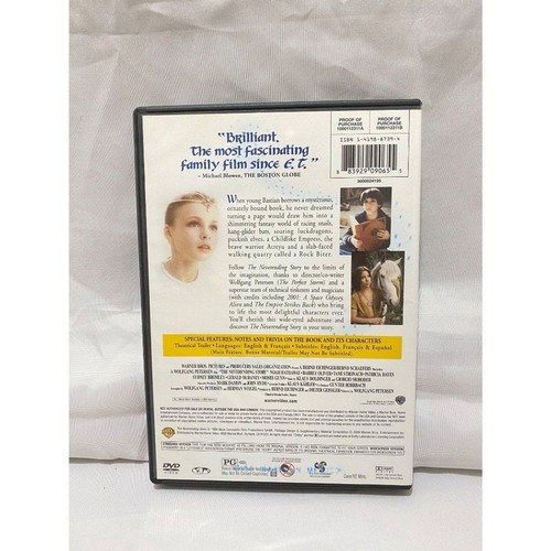 The Never Ending Story DVD Fantasy Adventure Classic Movie and Case - Picture 3 of 10