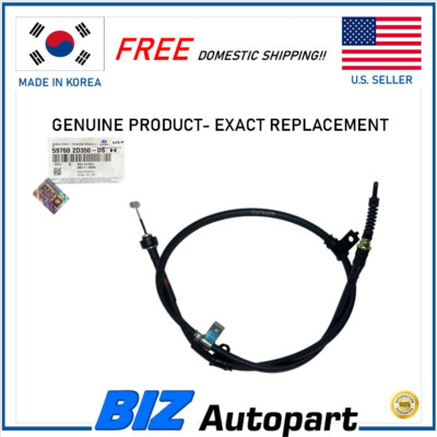 GENUINE ! PARKING BRAKE CABLE FOR 2005-2006 HYUNDAI ELANTRA # 59760-2D350