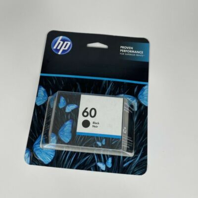 Genuine HP 60 Black Ink Cartridge Cc643wn Sept 2018