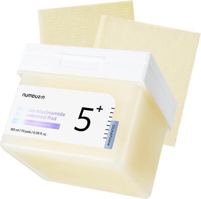 numbuzin No.5 Vitamin-Niacinamide Concentrated Pad 180ml (70 Pads)