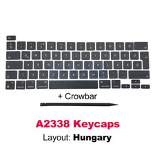 New Hungary Keycaps For Macbook Pro Retina 13" M1 A2338 Key Cap Keyboard 2020