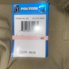 PGA Tour Mens Active Waistbands Golf Strech Shorts SIZE 40  65 MSRP