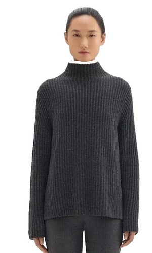 Line A N LT Knit Double theory Pullover Line A N LT Knit Double Theory トップス Pullover eBay | Ext+++ gray S トップス