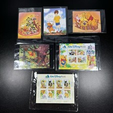 VTG DISNEY WINNIE THE POOH Stamps Booklet Christopher Sunday Tigger stamps