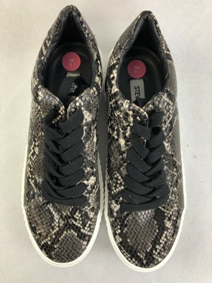 steve madden snakeskin trainers