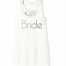 Bride Graphic Tank Top: Stylish Bridal Party Attire  Bridal T-Shirts