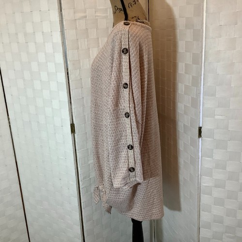 New York Laundry Blush white blouse plus size 3X - Picture 3 of 7