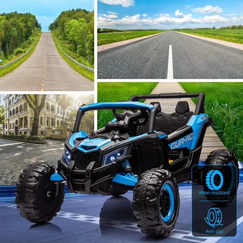 24V Power Wheels Electric Ride on UTV Car Toys Gift for Kids with Remote Control