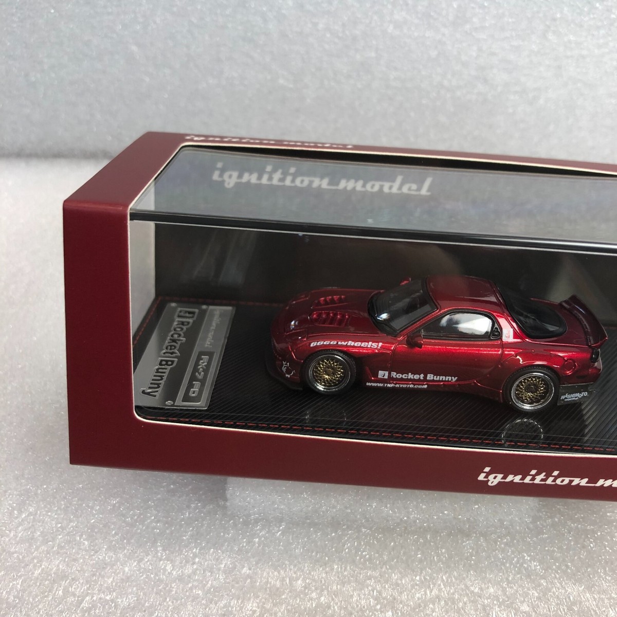 Ignition Model 1/64 Mazda Rocket Bunny RX-7 FD3S Red Metallic