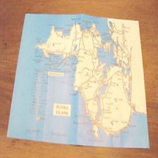 Cartina Mappa Map Isola Achill Island Berry's Westport