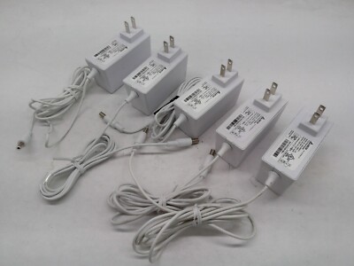 Lot of 5 Delta 12V 3.5A  42-WATT ITE Power Supply Wal Adapter White ADH-42BW B