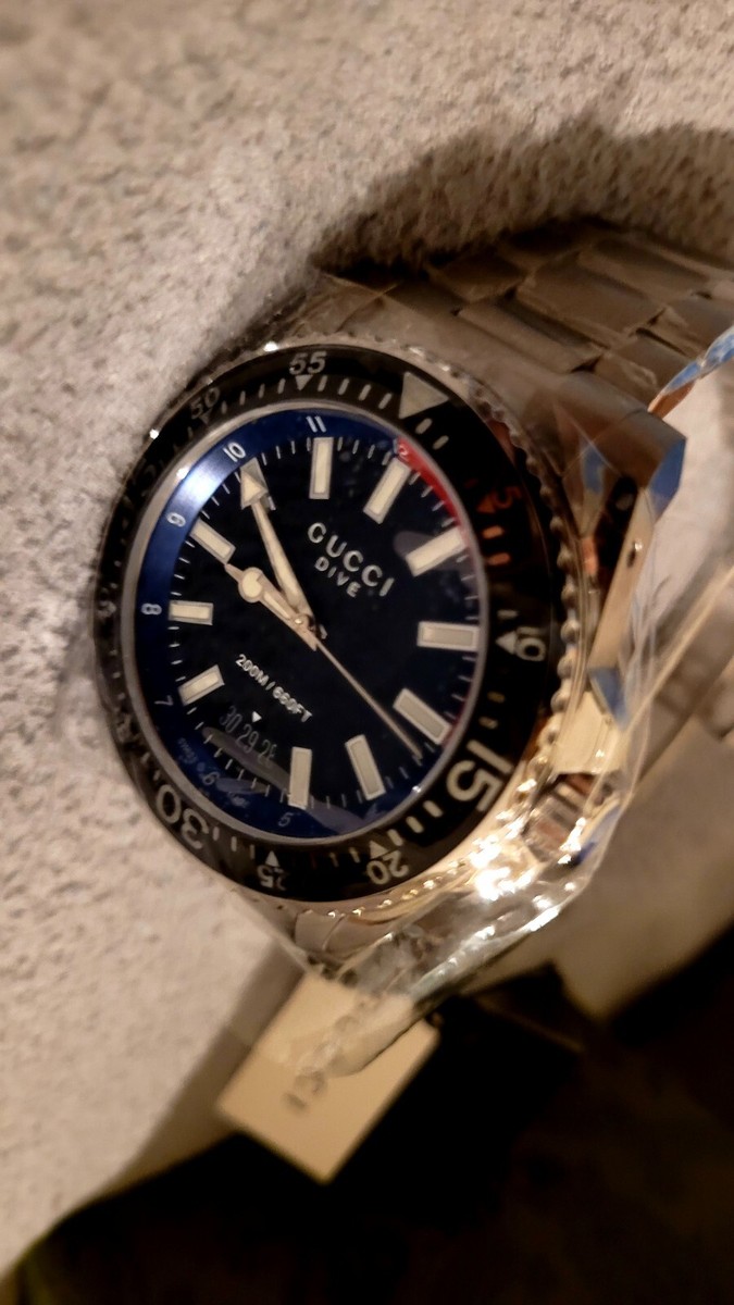 Gucci Dive 136.2 Men's Watch,Authentic Swiss Made,45MM,New Gucci Dive 136.2 Men's Watch,Authentic Swiss Made,45MM,New