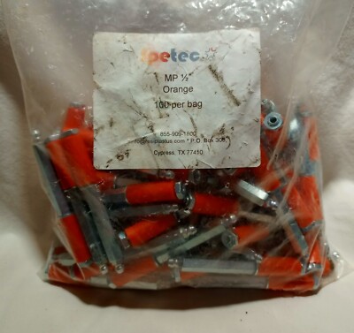 100-Pack Spetec MP 1/2'' Orange