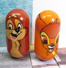 2 Jumbo Mighty Beanz 3" Bambi 5 Chip 10 Walt Disney 2005-2006 Kellogg's Cereal